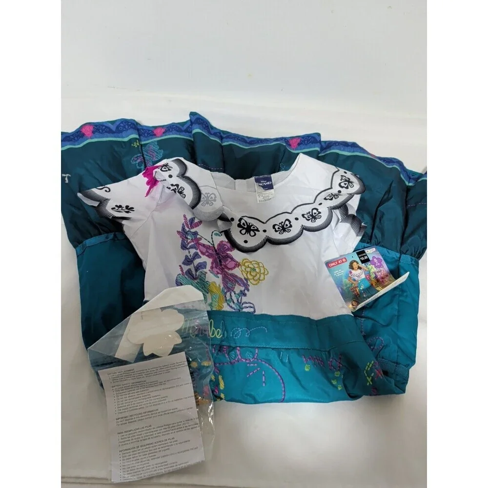 Disney Mirabel Encanto Halloween Costume Dress Size 7/8  Deluxe Child Costume